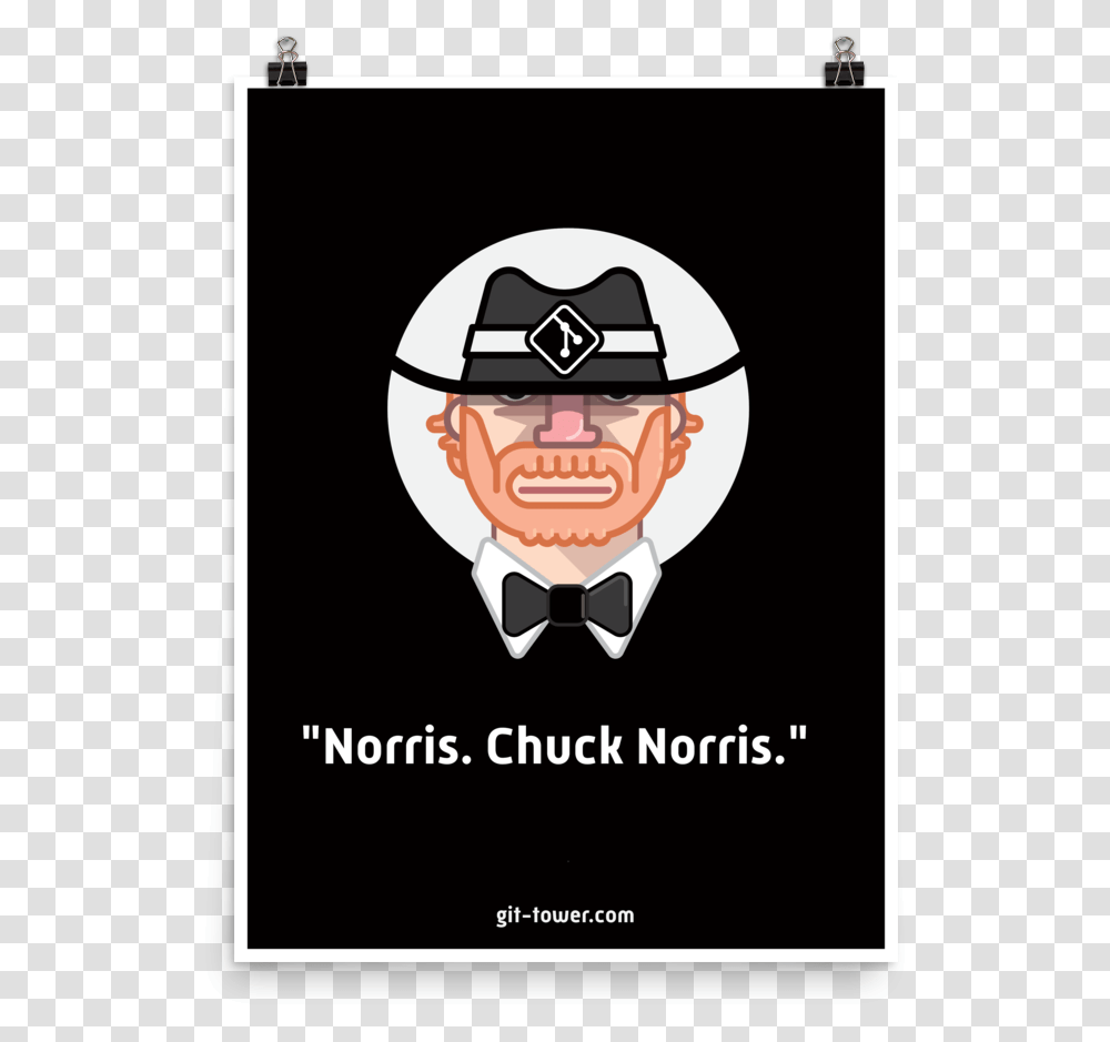 Chuck Norris Download Poster, Label, Advertisement, Flyer Transparent Png