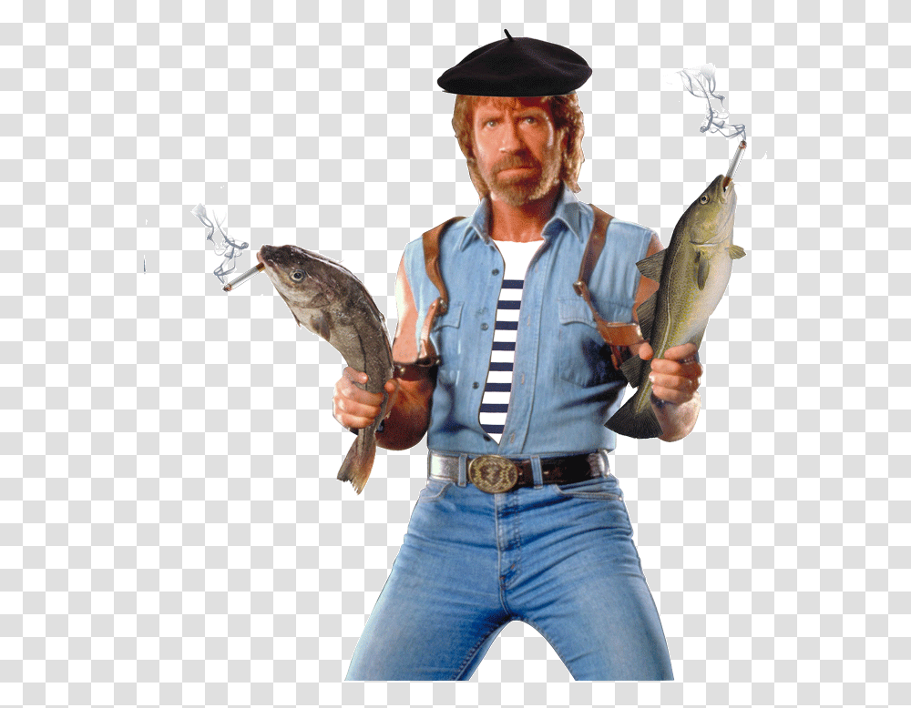 Chuck Norris Hd Chuck Norris Background, Person, Animal, Fish, Finger Transparent Png