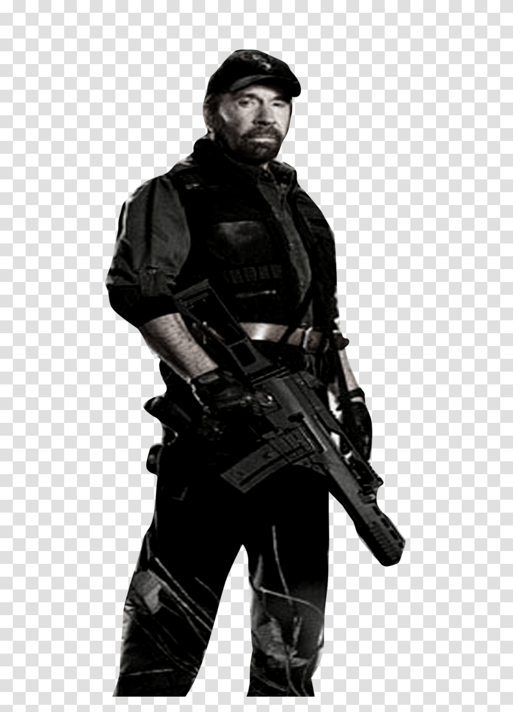 Chuck Norris, Person, Weapon, Military, Military Uniform Transparent Png