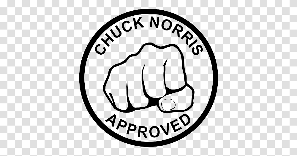 Chuck Norris Punch Lines, Hand, Fist Transparent Png