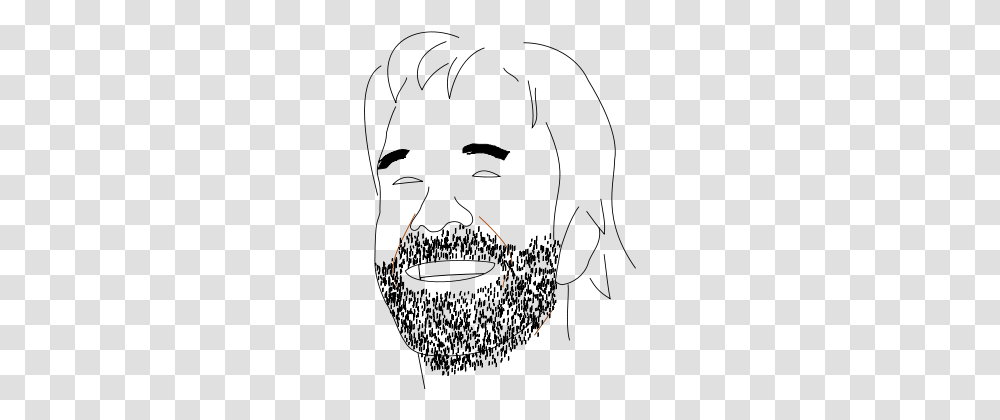 Chuck Norris Smiling Svg Clip Arts Sketch, Outdoors, Nature, Crowd, Silhouette Transparent Png