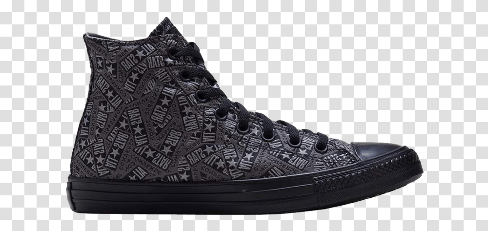 Chuck Taylor All Star High Logo Play Plimsoll, Shoe, Footwear, Clothing, Apparel Transparent Png