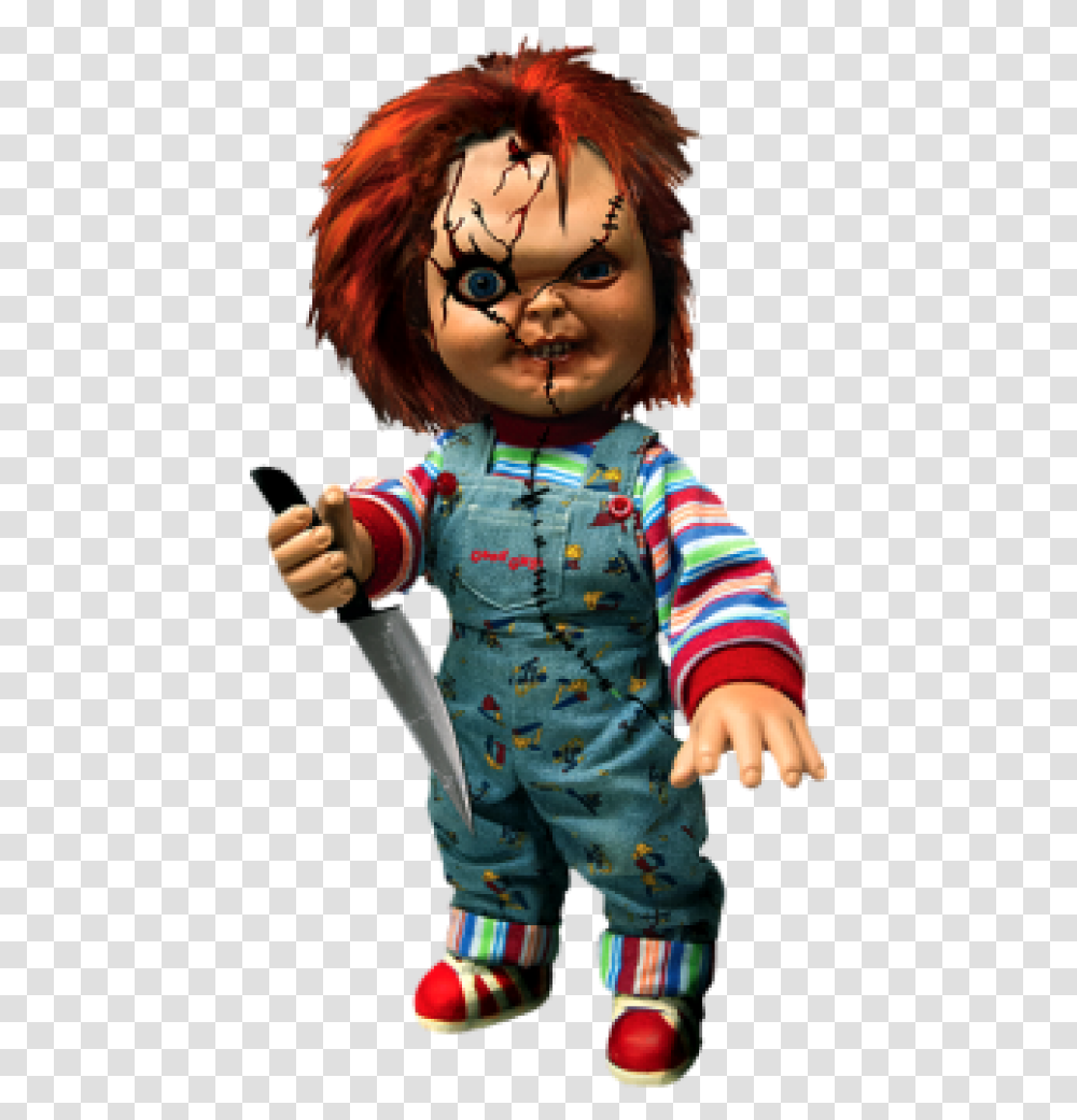 Chucky 15 Inch Non Talking Doll Chucky Mezco, Toy, Person, Human, Finger Transparent Png