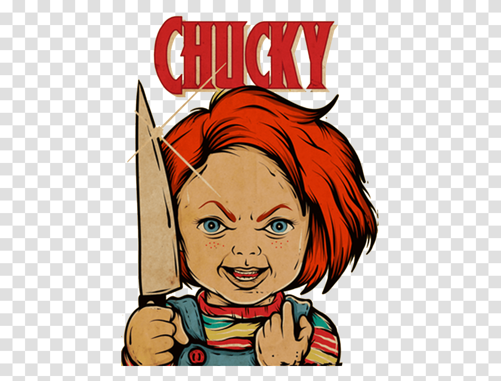 Chucky Art, Book, Comics, Person, Human Transparent Png