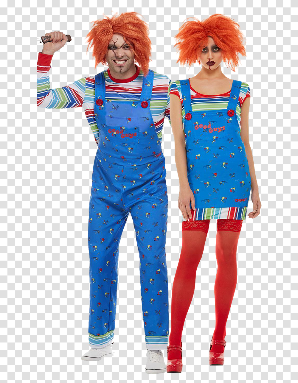 Chucky Couples Costume Chuky Disfraz, Clothing, Apparel, Person, Human Transparent Png