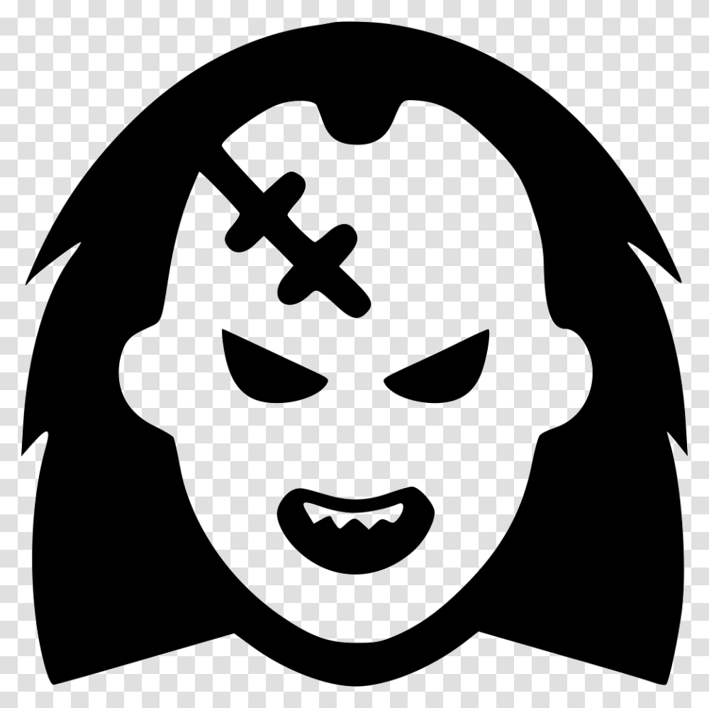 Chucky Icon Free Download, Stencil, Logo, Trademark Transparent Png