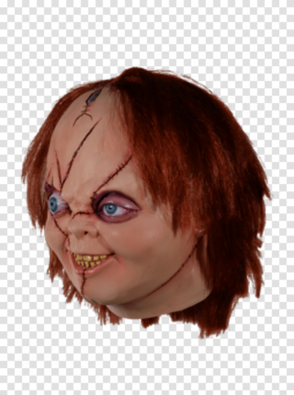 Chucky Mask, Head, Person, Face, Hair Transparent Png