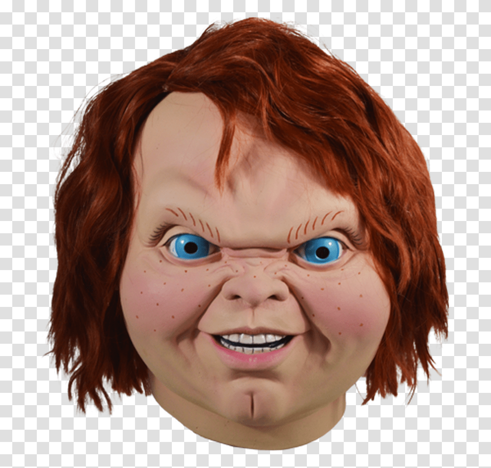 Chucky Mask, Head, Person, Human, Doll Transparent Png