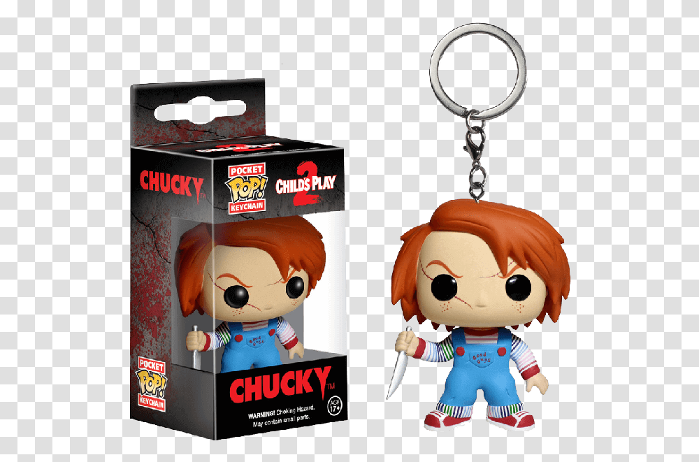 Chucky Pocket Pop Keychain Chucky Funko Keychain, Toy, Outdoors, Plush Transparent Png