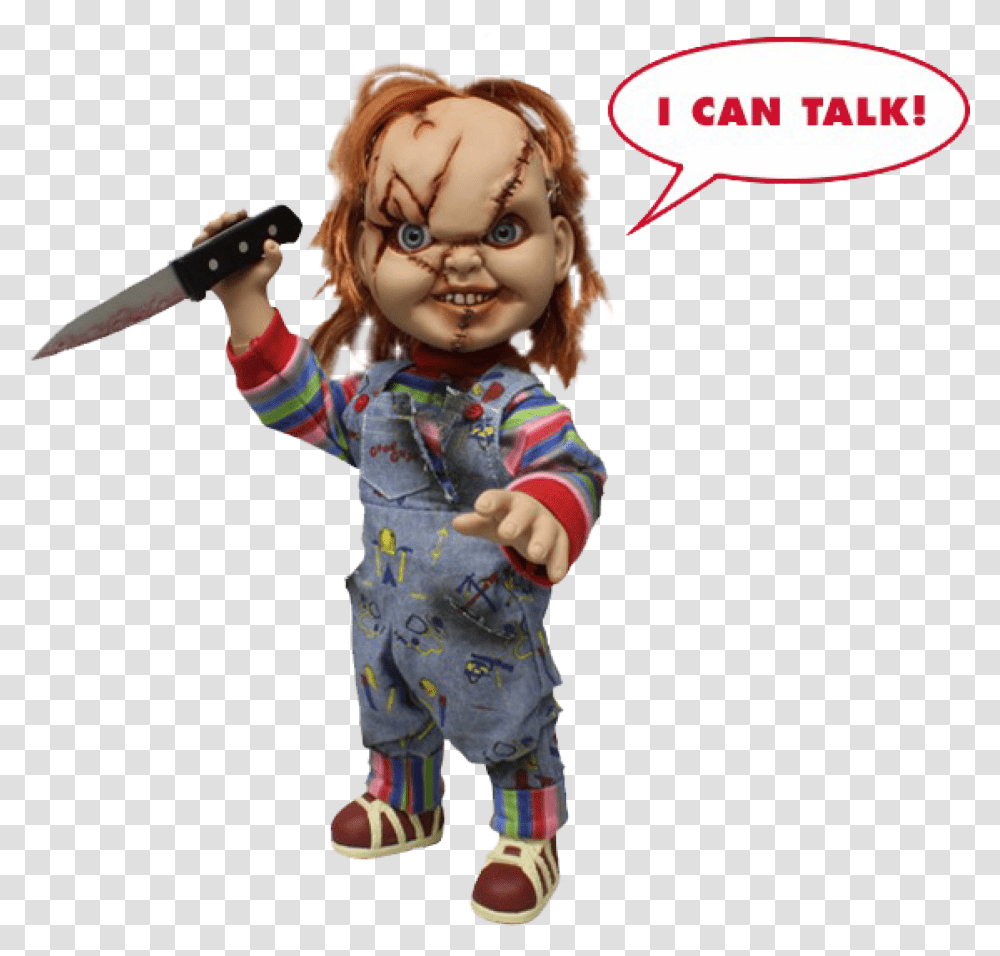 Chucky Small, Person, Weapon, Costume Transparent Png