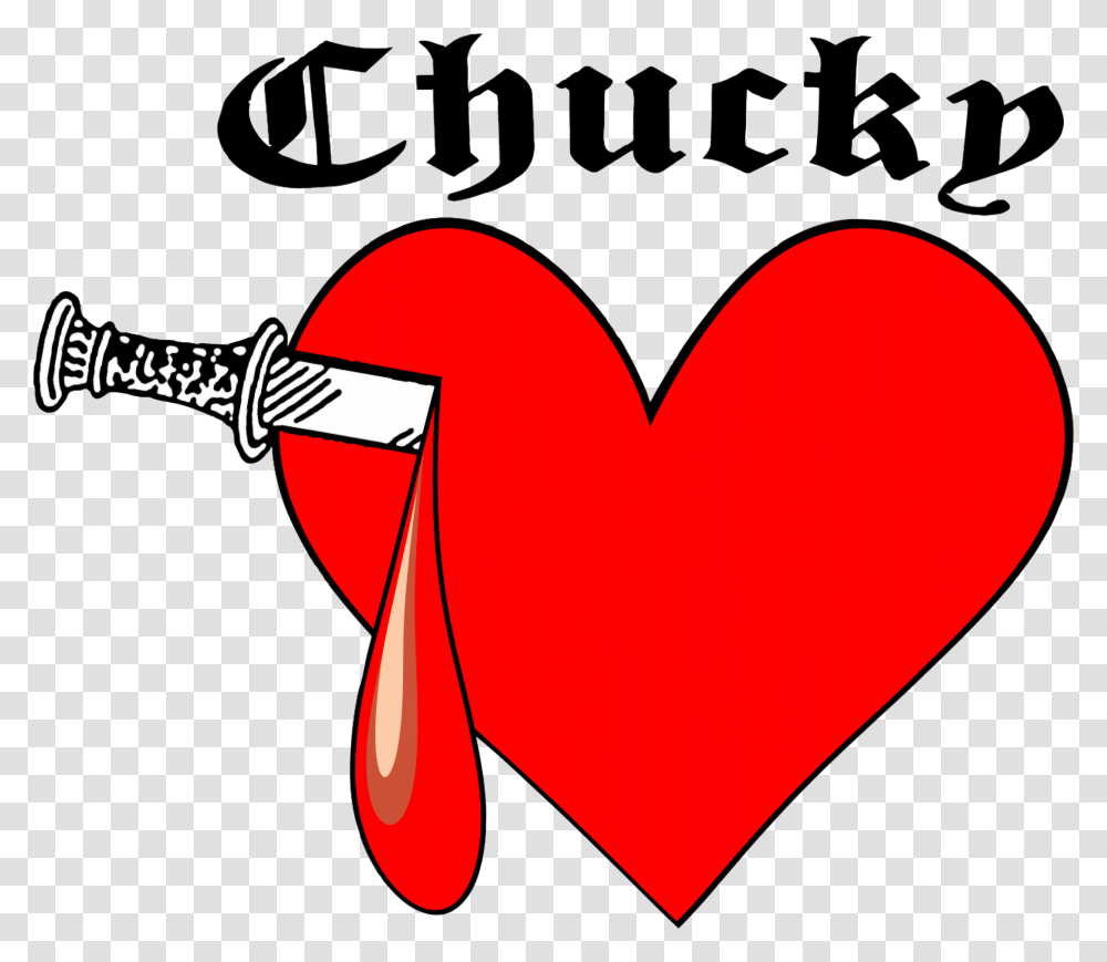 Chucky Tattoo On Tiffany, Heart, Axe, Tool Transparent Png