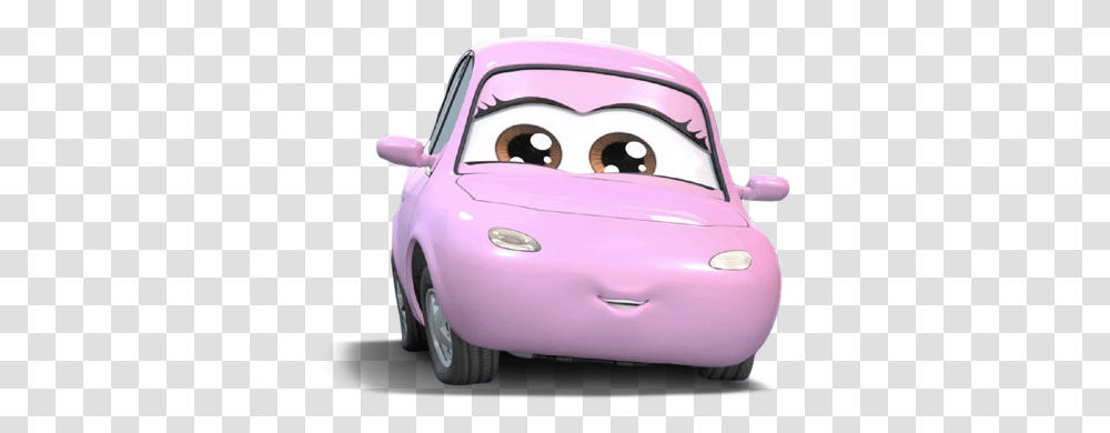 Chuki Cars Movie Pink Car, Vehicle, Transportation, Bumper, Cushion Transparent Png