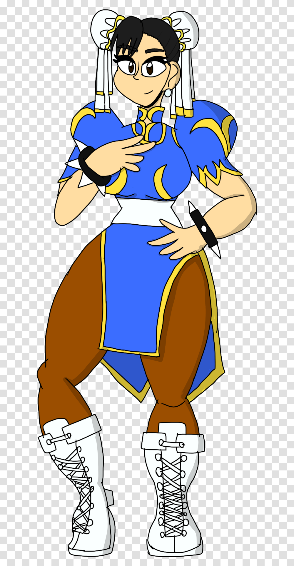 Chun Li Cartoon, Person, Book, Hug Transparent Png