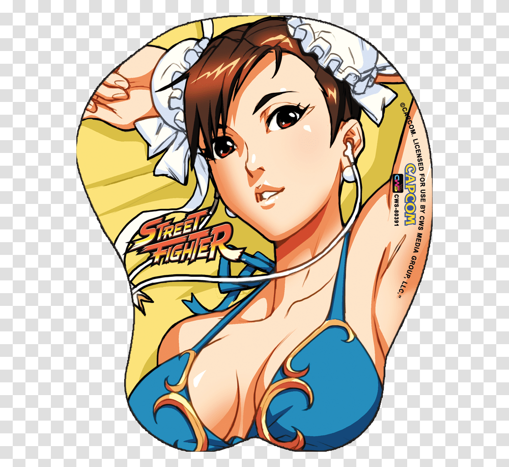 Chun Li, Neck, Cushion, Person, Human Transparent Png