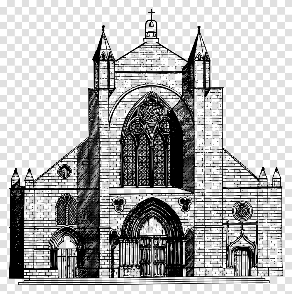 Church 5 Clip Arts Christiani Church Black And White, Gray, World Of Warcraft Transparent Png