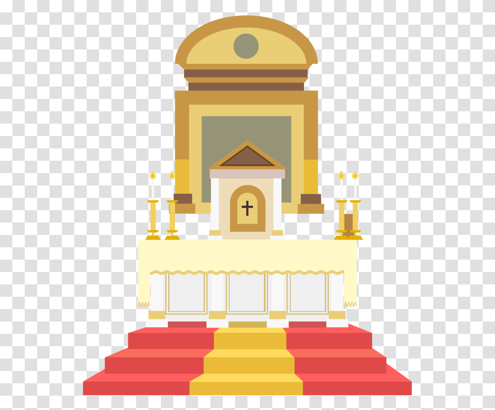 Church Altar Clipart, Architecture, Building, Furniture, Temple Transparent Png