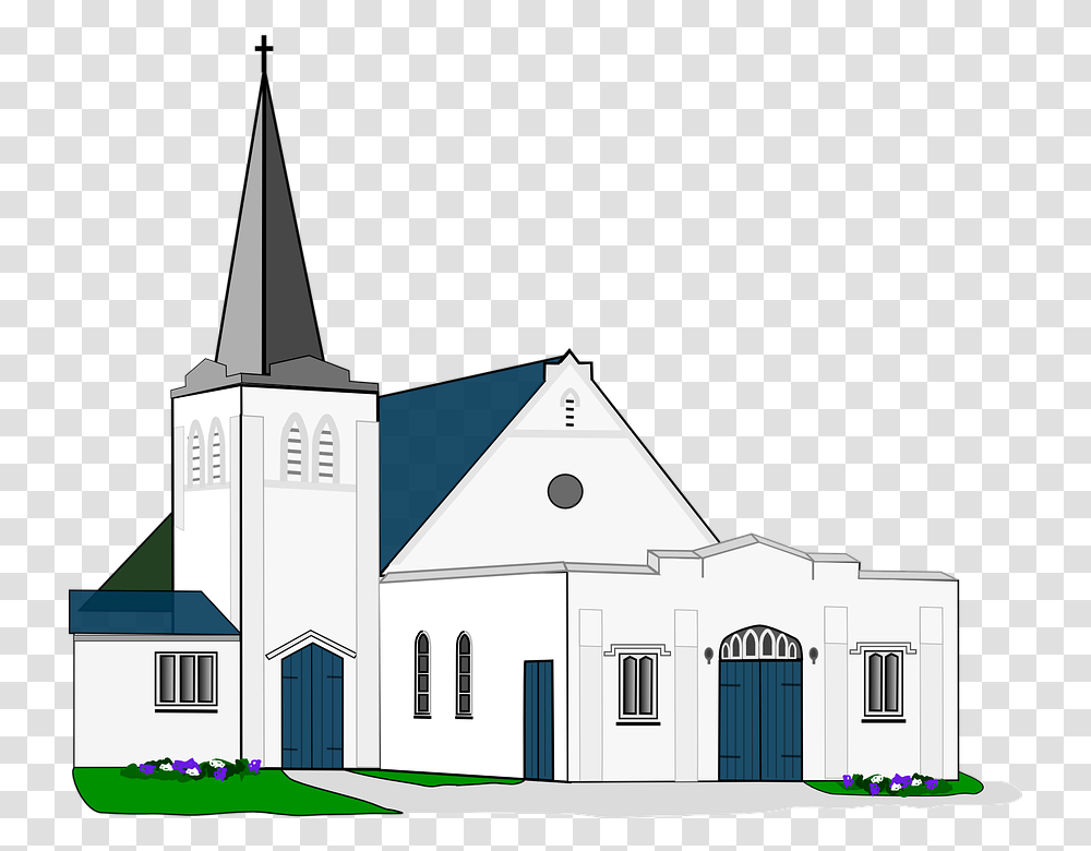 Church Baptist Steeple Christianity Religion Church Clipart, Architecture, Building, Spire, Tower Transparent Png