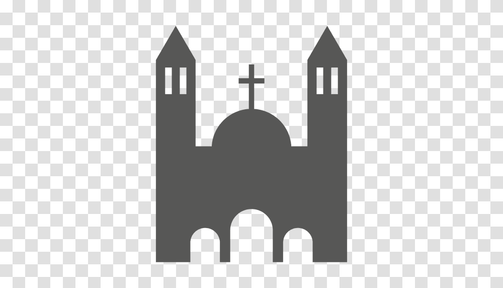 Church Building Icon, Cross, Silhouette Transparent Png