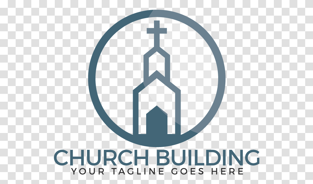 Church Building Vector Logo Design Graphic Design, Poster, Advertisement, Hand Transparent Png