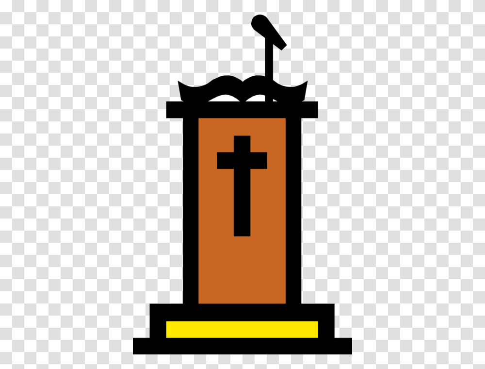 Church Cathedral Pulpit, Cross, Crucifix, Priest Transparent Png