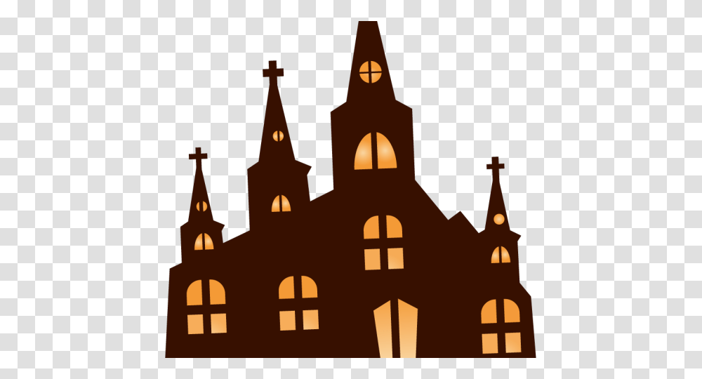 Church Clipart, Architecture, Building, Lamp, Silhouette Transparent Png