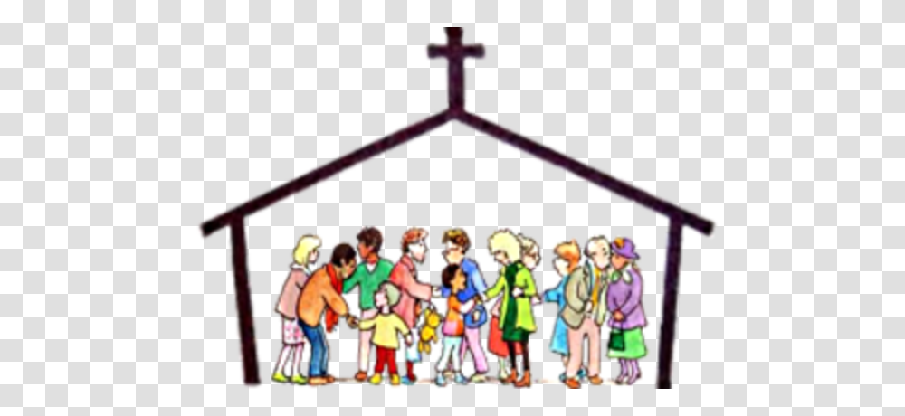 Church Clipart Community, Person, Human, Cross Transparent Png