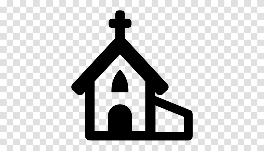 Church Clipart, Cross, Silhouette, Stencil Transparent Png