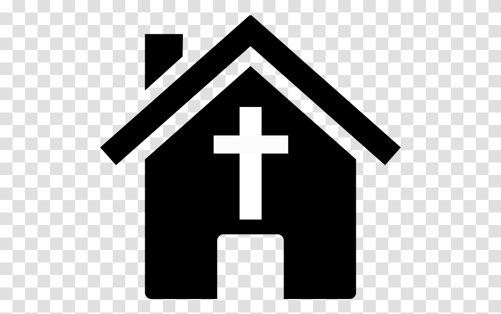 Church Clipart, Cross, Stencil, Building Transparent Png