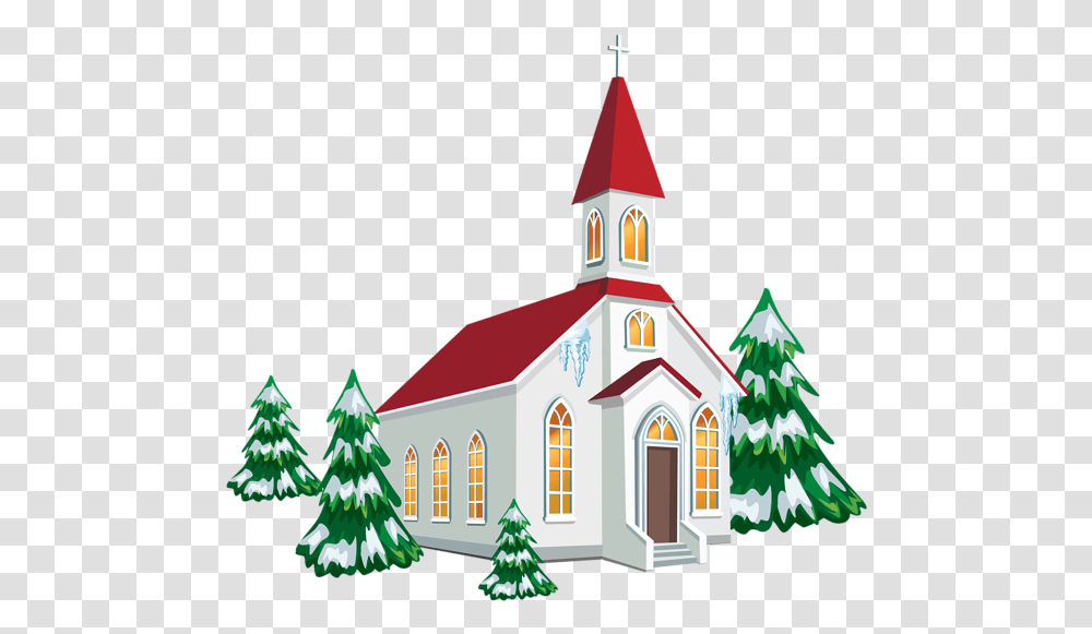 Church Clipart, Tree, Plant, Christmas Tree, Ornament Transparent Png