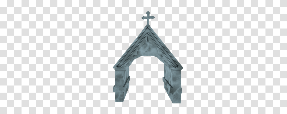 Church Entrance Religion, Triangle, Cross Transparent Png