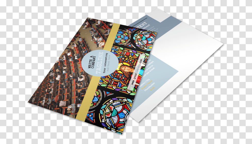 Church Event Postcard Template Preview Motif, Poster, Advertisement, Flyer, Paper Transparent Png