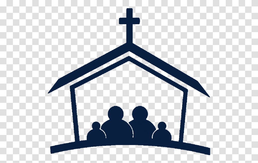 Church Family Clip Art, Cross, Silhouette, Person Transparent Png