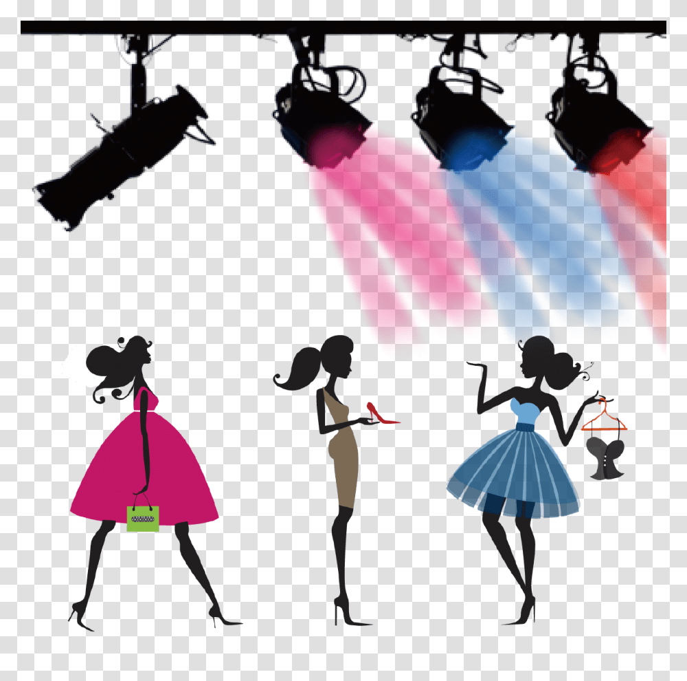 Church Fashion Show Clip Art, Person, Silhouette, Performer, People Transparent Png