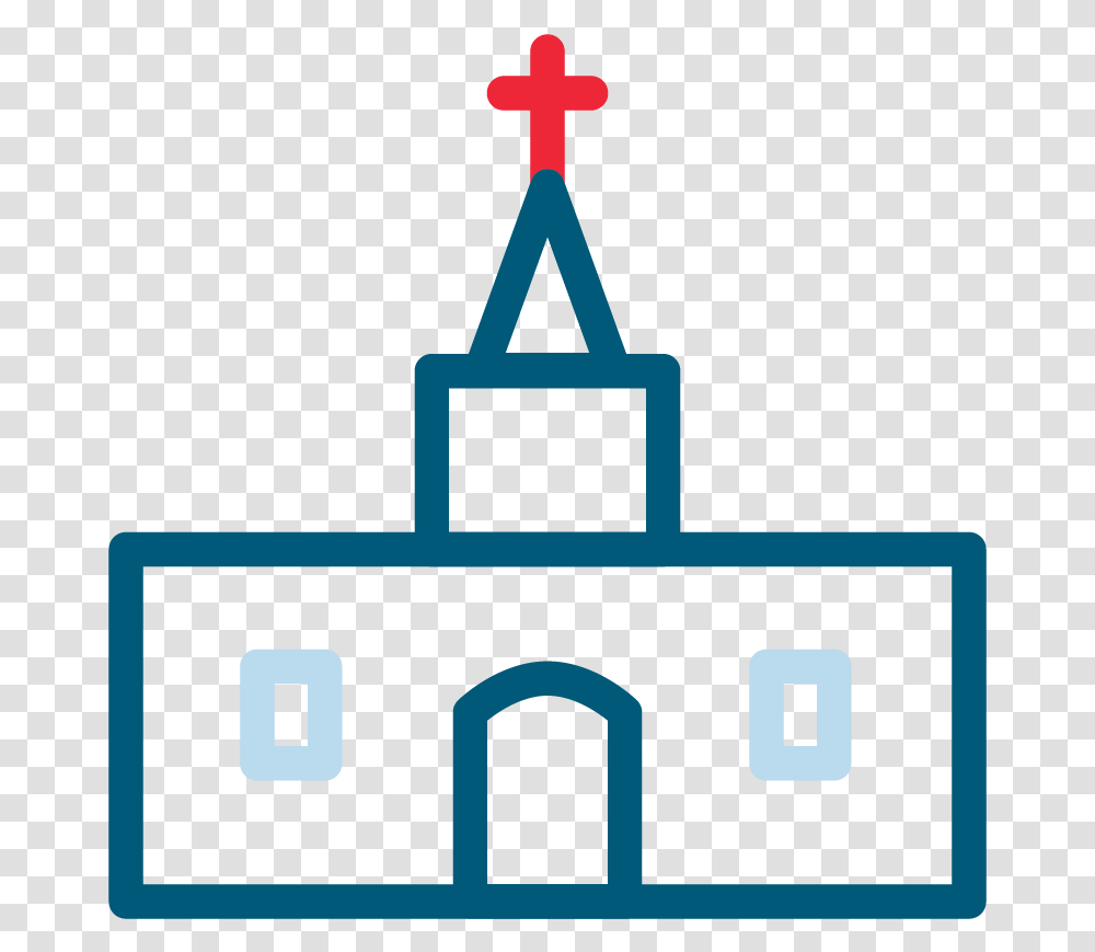 Church Icon Christian Church, Number, Silhouette Transparent Png