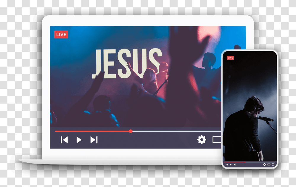 Church Live Stream, Person, Monitor, Screen, Electronics Transparent Png