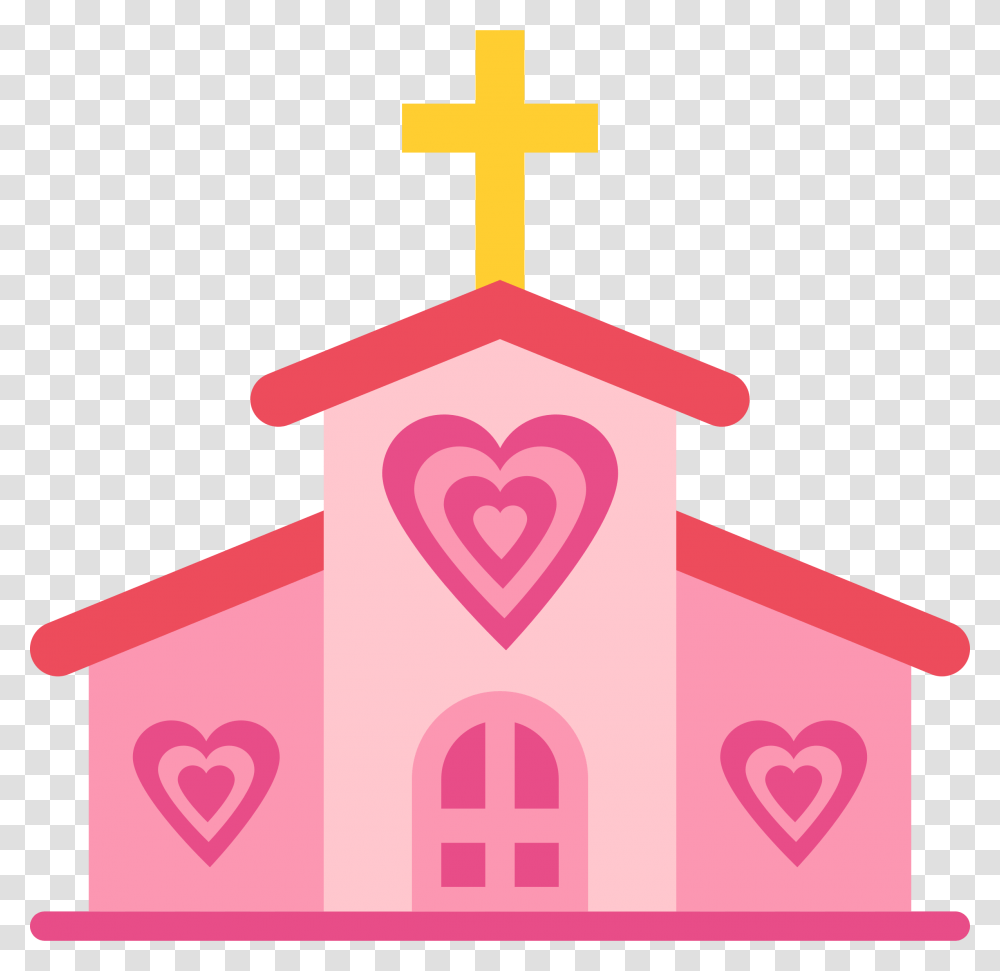 Church Of Love Icons, Cross, Architecture, Building Transparent Png