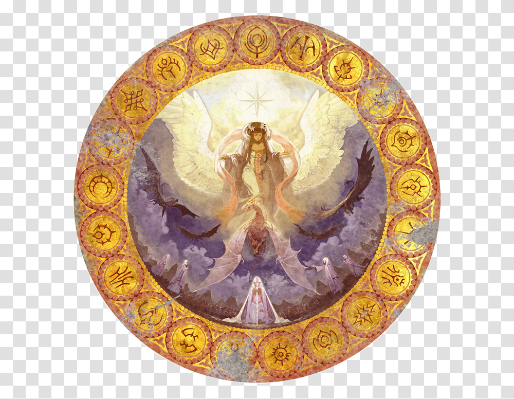 Church Of Seiros Fire Emblem Three Houses Crests, Painting, Rug, Tapestry Transparent Png