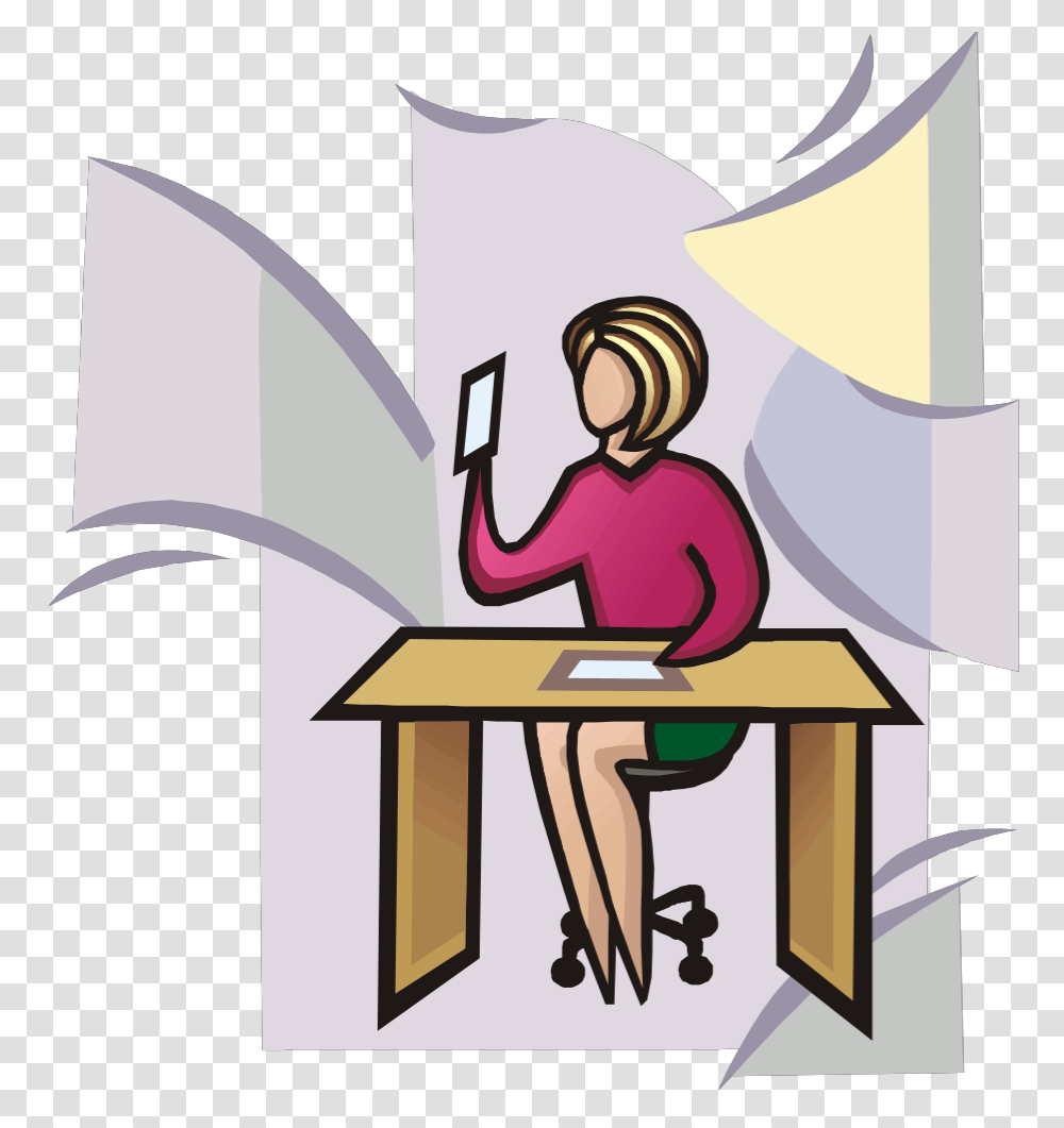 Church Office Skills Effective, Table, Furniture, Drawing Transparent Png