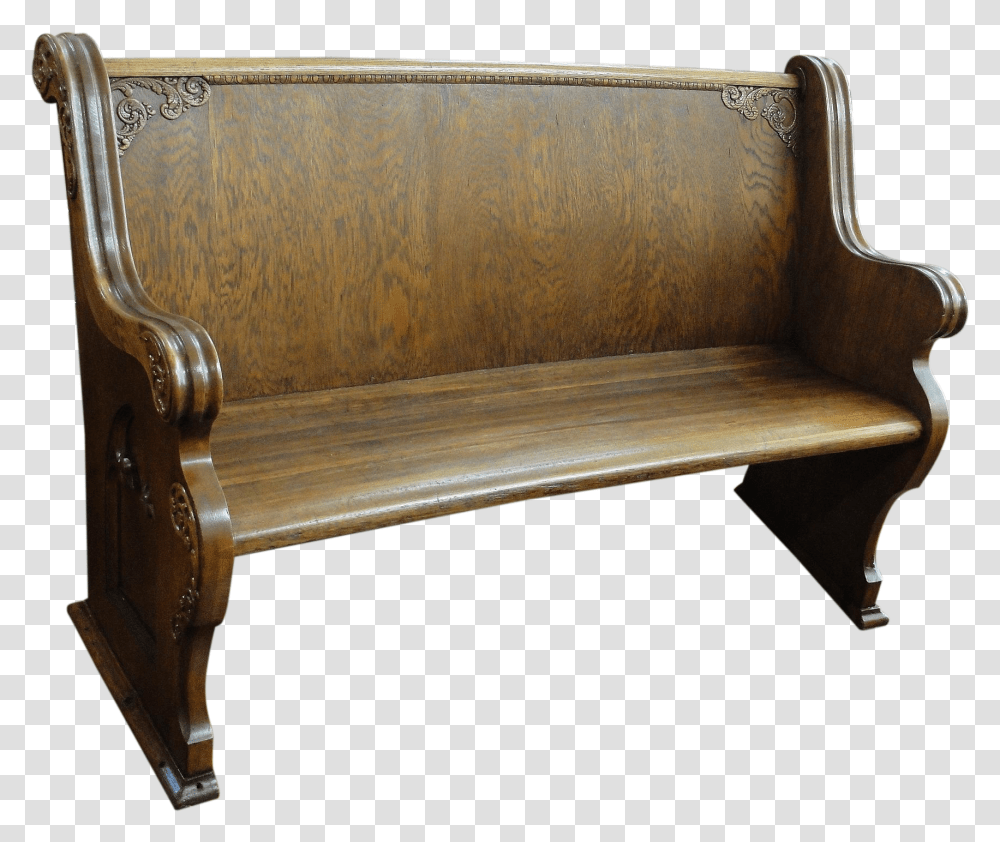Church Pew, Furniture, Bench, Couch, Park Bench Transparent Png