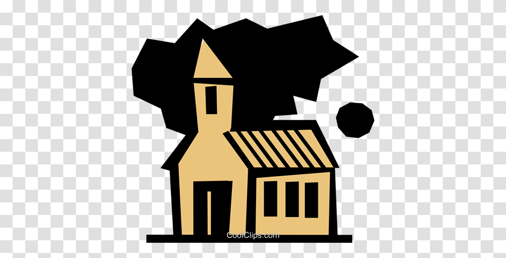 Church Royalty Free Vector Clip Art Illustration, Building, Housing, House, Urban Transparent Png