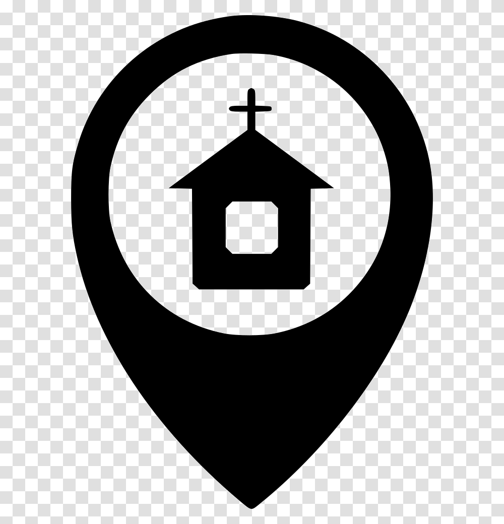 Church Simbolo De De Igreja, Stencil, Rug, Sign Transparent Png