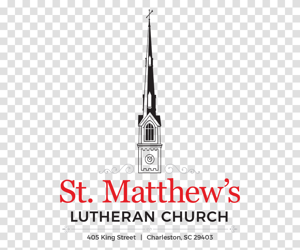 Church Steeple St Matthews Lutheran Church, Architecture, Building, Tower, Vehicle Transparent Png