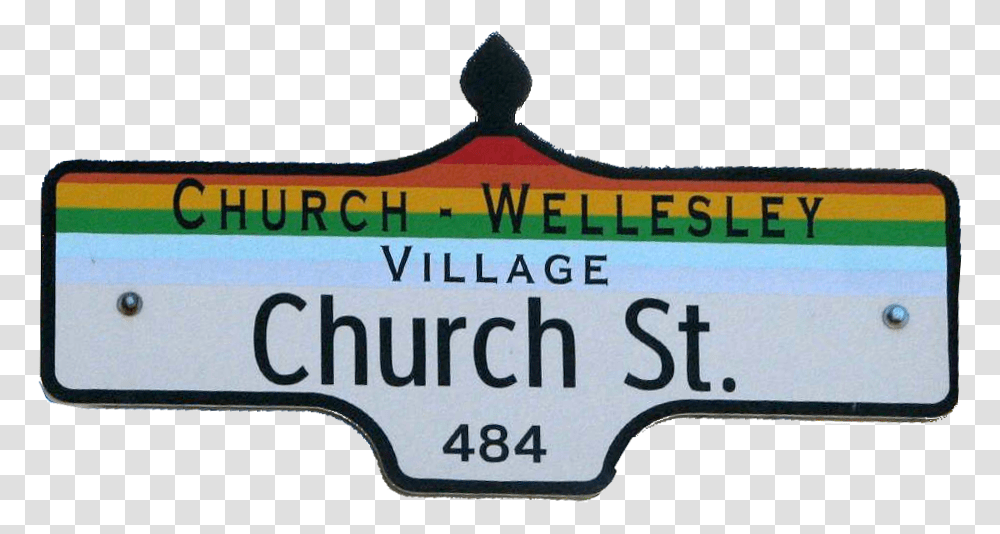 Church Street Toronto Canada Sign, Vehicle, Transportation, License Plate Transparent Png