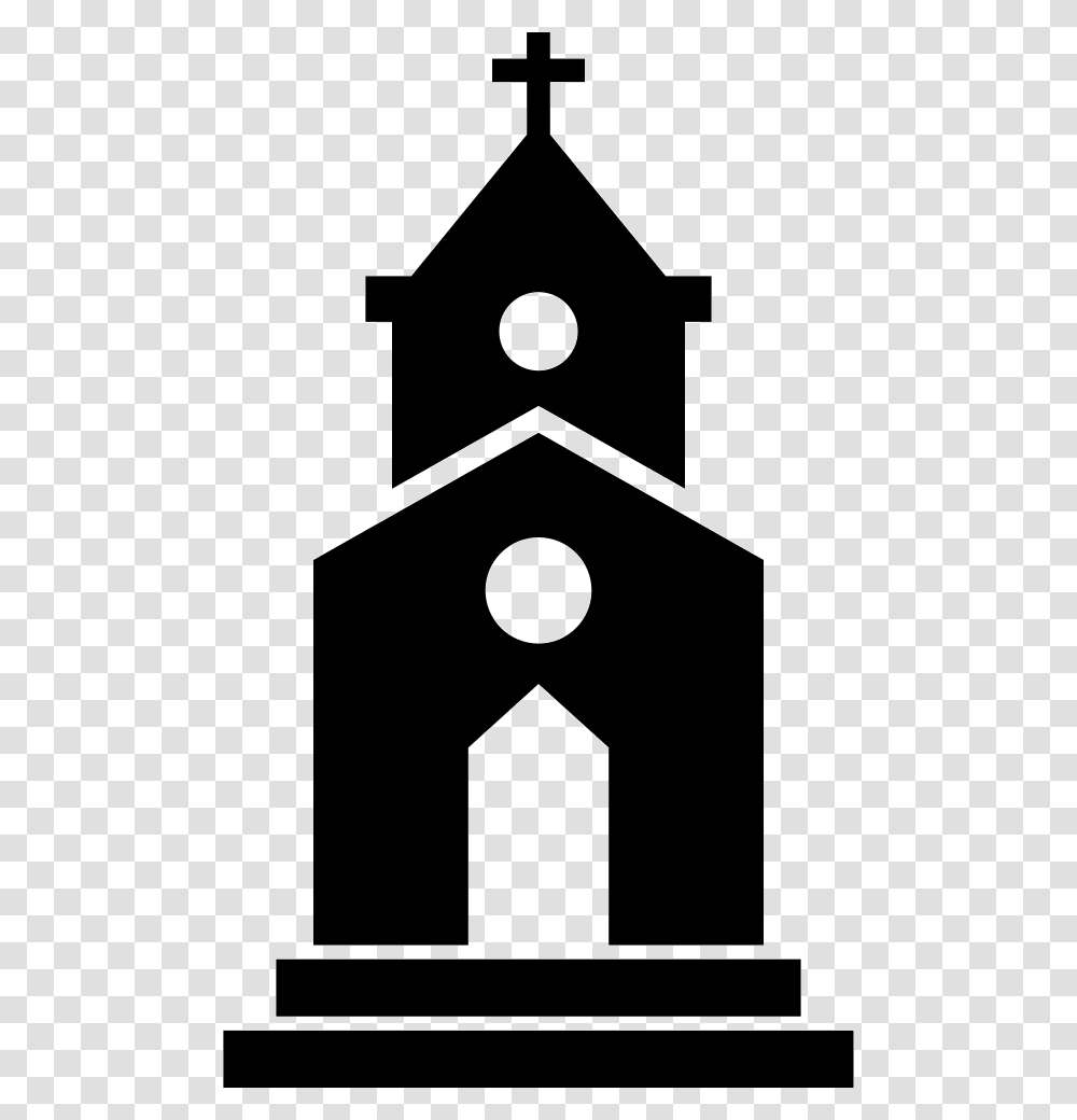Church Symbol Church Vector, Stencil, Silhouette, Cross Transparent Png