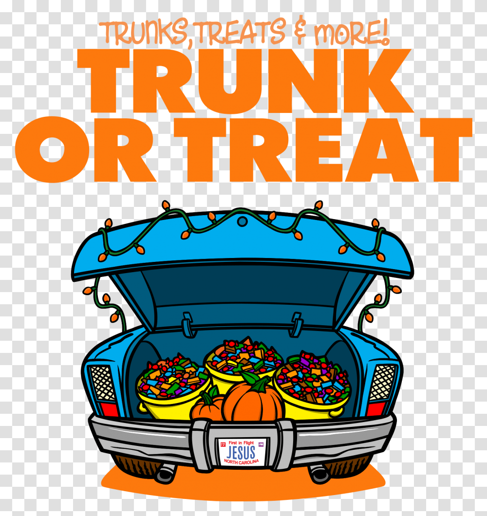 Church Trunk Or Treat, Flyer, Poster, Paper, Advertisement Transparent Png