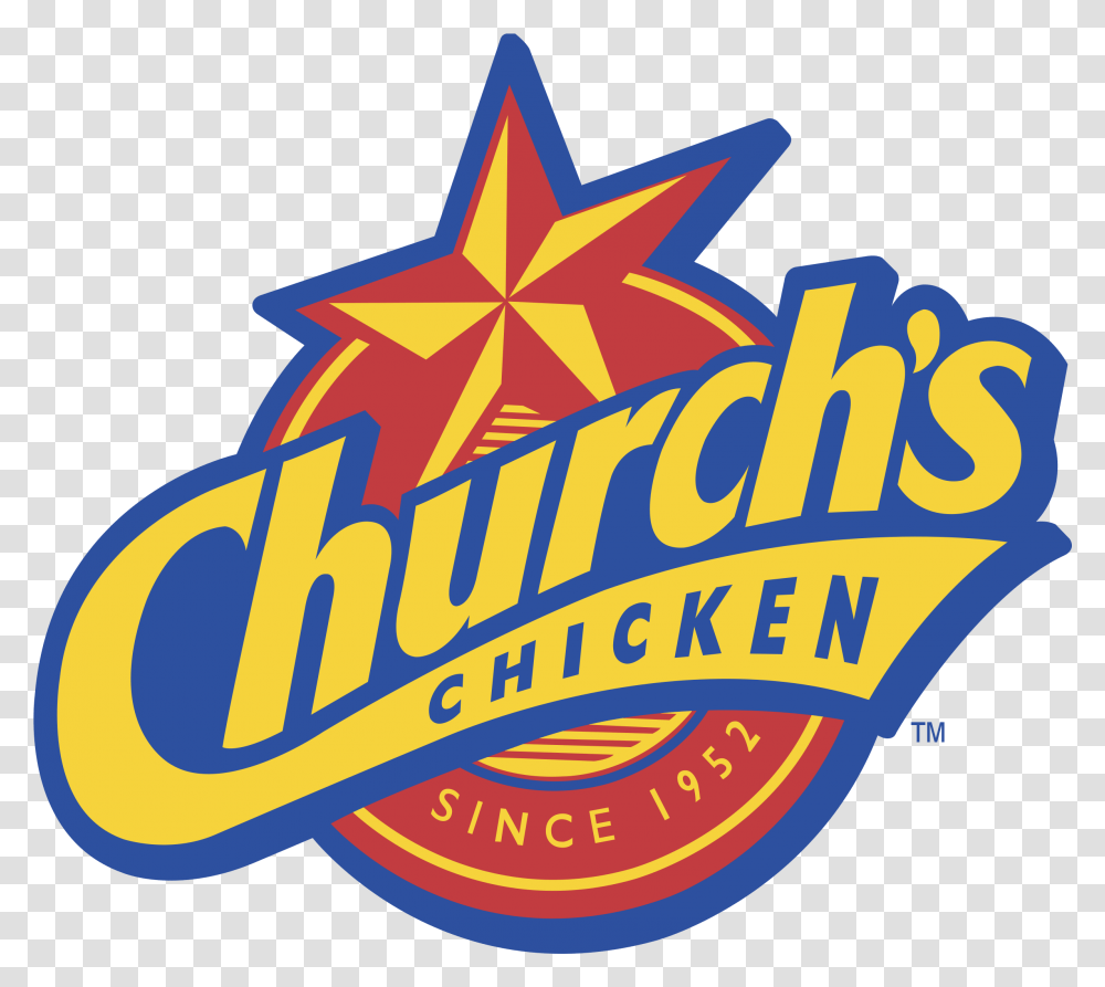 Churches Logo Svg Texas Chicken Logo, Symbol, Trademark, Text, Building Transparent Png