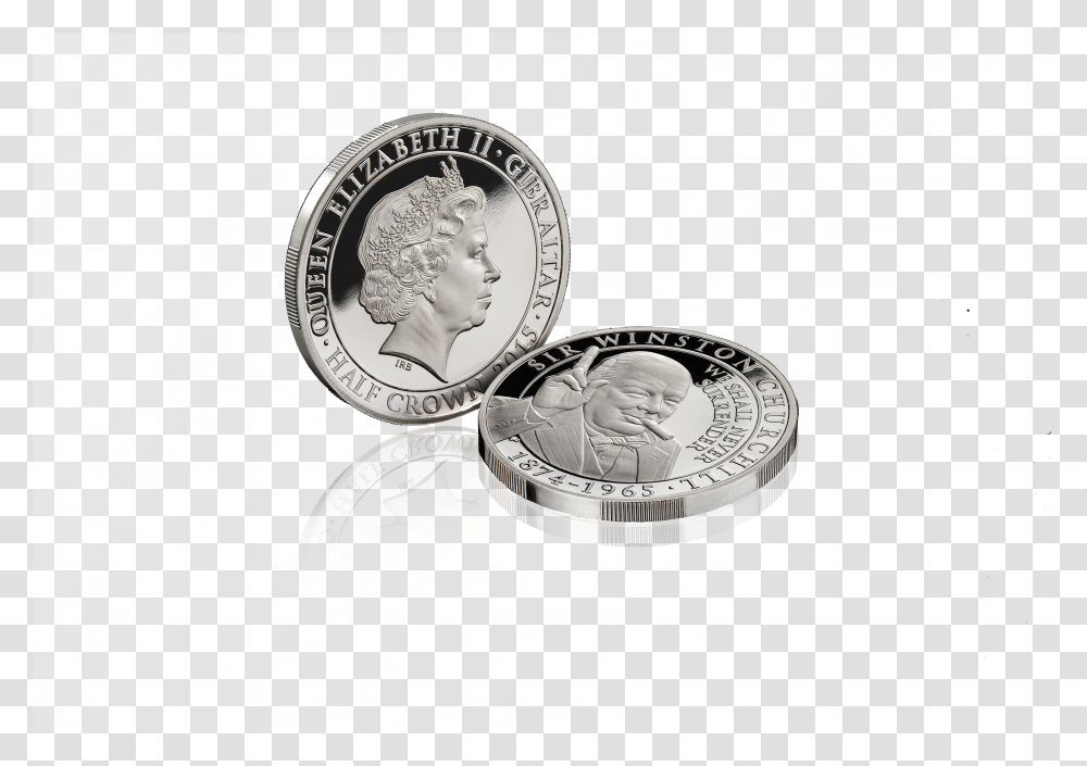 Churchill Crown Dollar, Coin, Money, Locket, Pendant Transparent Png