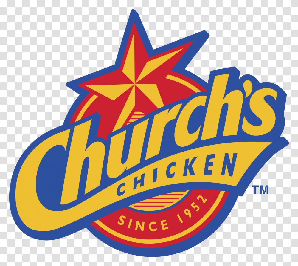 Churchs Chicken Logo Chicken Logo, Symbol, Text, Building, Urban Transparent Png