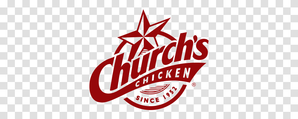 Churchs Chicken Logo Chicken, Symbol, Trademark, Text, Star Symbol Transparent Png