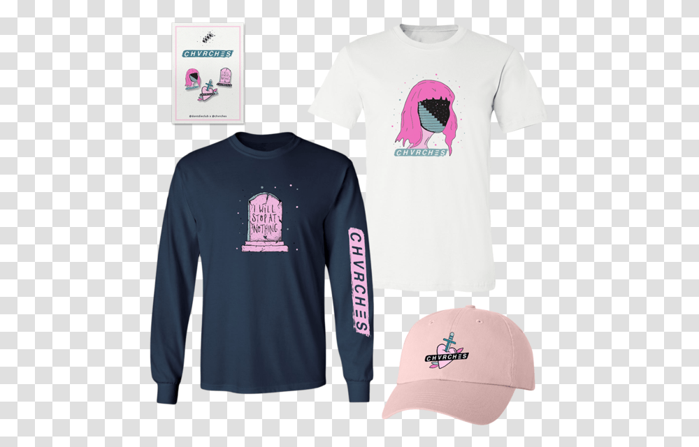 Chvrches X Don't Die Capsule Limited Edition Baseball Cap, Apparel, Sleeve, Long Sleeve Transparent Png